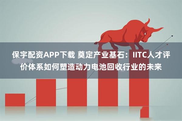 保宇配资APP下载 奠定产业基石:IITC人才评价体系如何塑造动力电池回收行业的未来