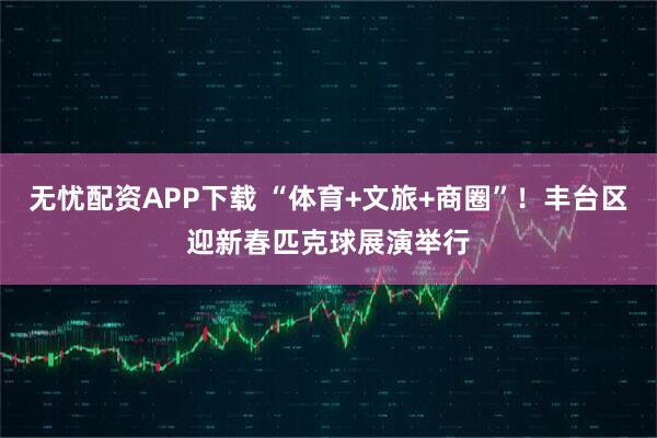 无忧配资APP下载 “体育+文旅+商圈”！丰台区迎新春匹克球展演举行